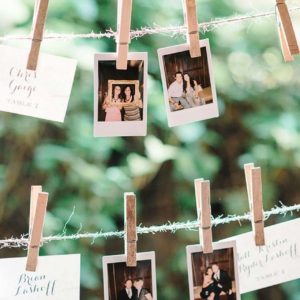 Hängande bilder i instaxf ilmformat tryckt från instax mini skrivare