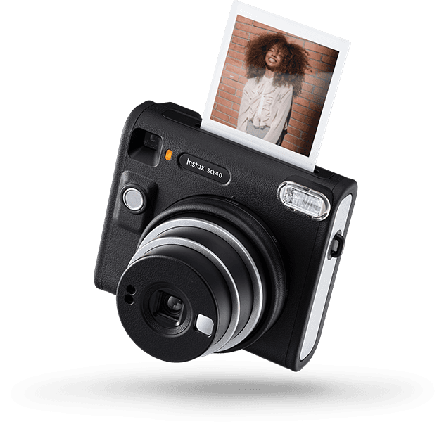 FUJI Appareil Photo Instantané Instax SQ40 Noir