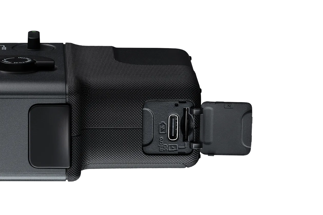 USB-C- och Micro SD-port